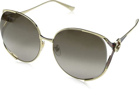 sonnenbrille damen gucci gold|Gucci brillen damen.